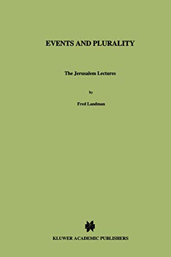 Events and Plurality: The Jerusalem Lectures [Paperback]