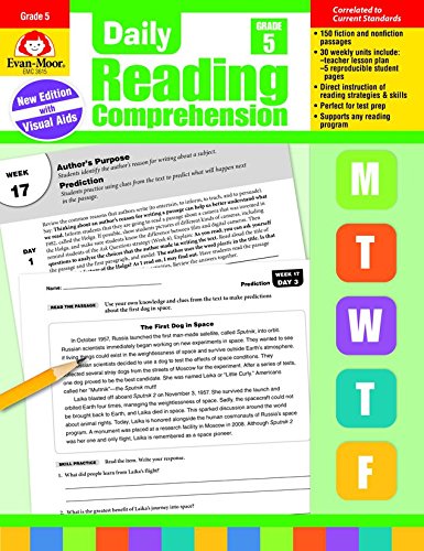 Daily Reading Comprehension, Grade 5 [Paperba