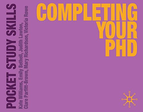 Completing Your PhD [Paperback]