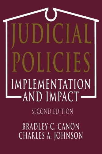 Judicial Policies Implementation and Impact [Paperback]