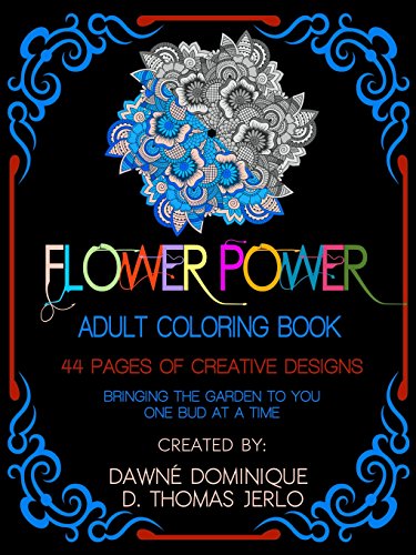 Floer Poer, Adult Coloring Book [Paperback]