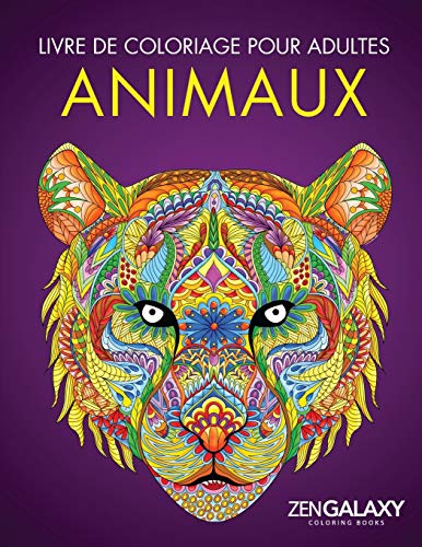 Livre de Coloriage Pour Adultes Animaux  Dessins d'animaux Relaxant [Paperback]