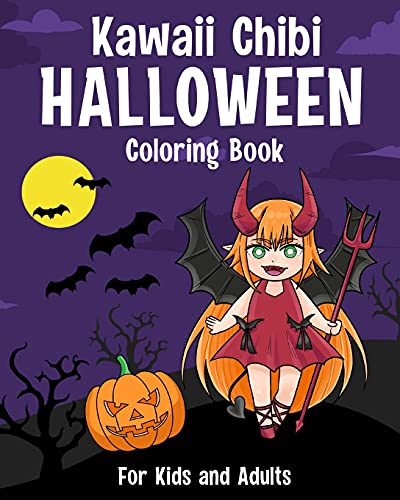 Kaaii Chibi Halloeen Coloring Book