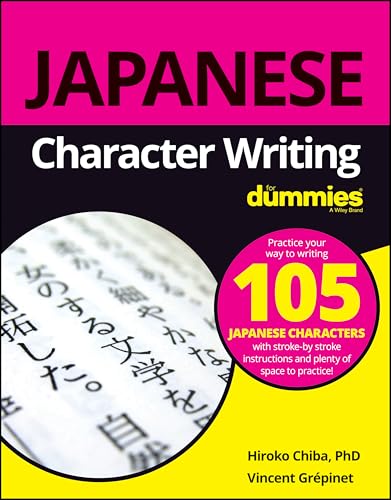 Japanese Character Writing For Dummies [Paperback]