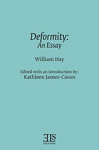 Deformity An Essay (english Literary Studies Monographs (els)) [Paperback]