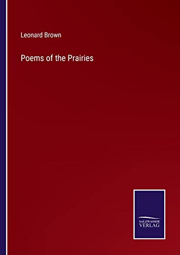 Poems Of The Prairies