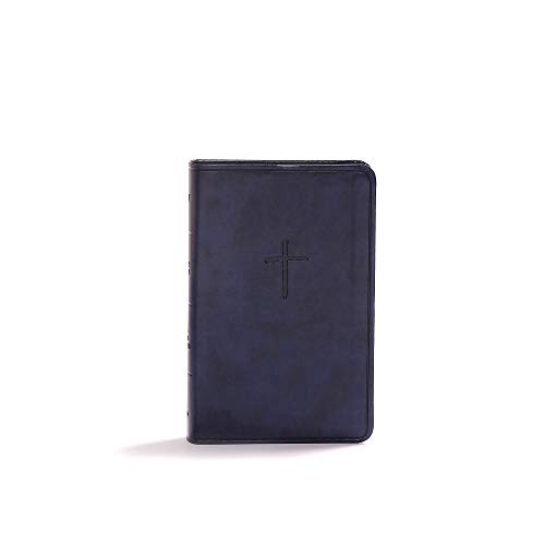 KJV Compact Bible, Navy LeatherTouch, Value E