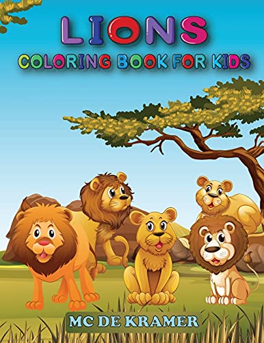 Lions coloring book for kids Great Coloring Book For Kids and Preschoolers, Sim