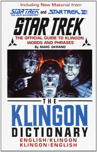 The Klingon Dictionary [Paperback]