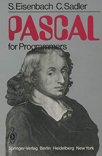 PASCAL for Programmers [Paperback]