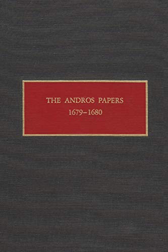 The Andros Papers Files Of The Provincial Secretary Of New York During The Admin [Hardcover]