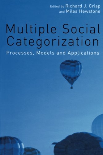 Multiple Social Categorization Processes, Models and Applications [Paperback]