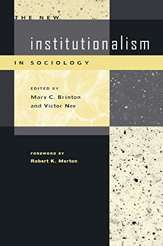 The Ne Institutionalism in Sociology [Paperback]