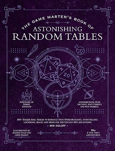 The Game Master's Book of Astonishing Random Tables: 300+ Unique Roll Tables to  [Hardcover]