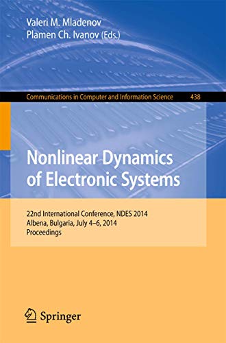 Nonlinear Dynamics of Electronic Systems: 22nd International Conference, NDES 20 [Paperback]