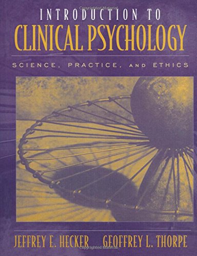 Introduction to Clinical Psychology [Paperback]