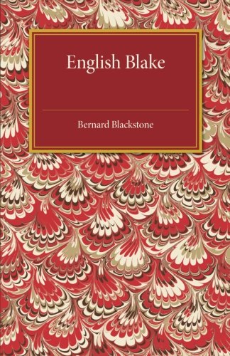 English Blake [Paperback]