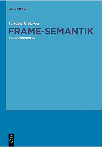 Frame-Semantik  Ein Kompendium [Paperback]