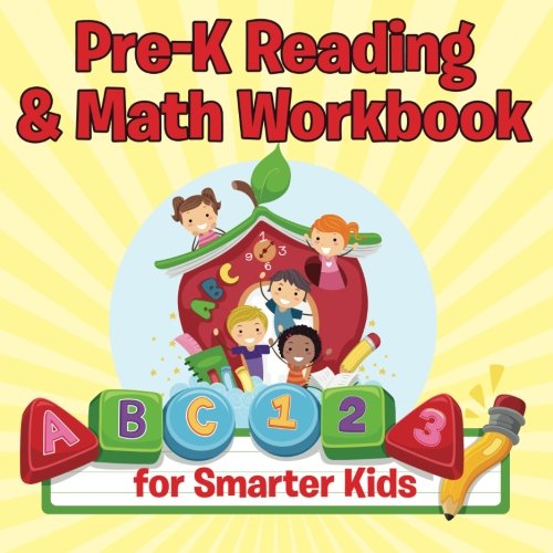 Pre-K Reading & Math Workbook For Smarter Kids [Paperback]