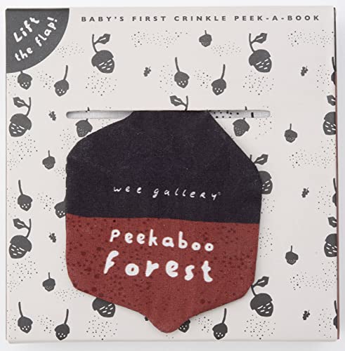 Peekaboo Forest: Baby's First Crinkle Peek-A-Book - Lift the flap! [Rag book]