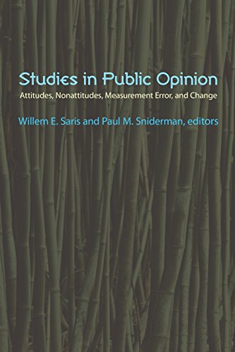 Studies in Public Opinion Attitudes, Nonattitudes, Measurement Error, and Chang [Paperback]