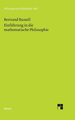 Einfhrung In Die Mathematische Philosophie [Perfect Paperback]