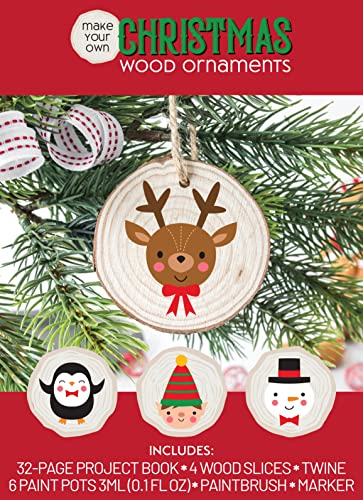 Make Your Own Christmas Wood Ornaments [Kit]