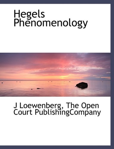 Hegels Phenomenology [Paperback]