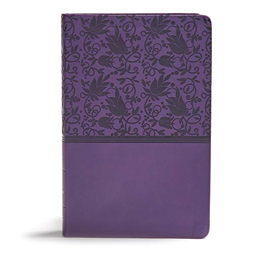 KJV Giant Print Reference Bible, Purple LeatherTouch, Indexed [Unknown]