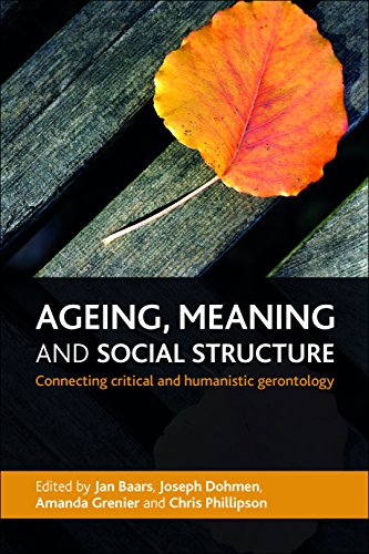 Ageing, Meaning and Social Structure Connecting Critical and Humanistic Geronto [Paperback]