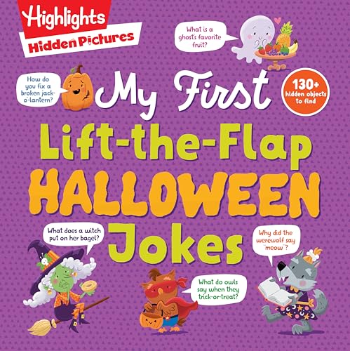 Hidden Pictures My First Lift-the-Flap Halloween Jokes: Halloween Humor for Kids [Paperback]