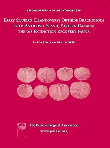 Special Papers in Palaeontology, Early Silurian (Llandovery) Orthide Brachiopods [Paperback]