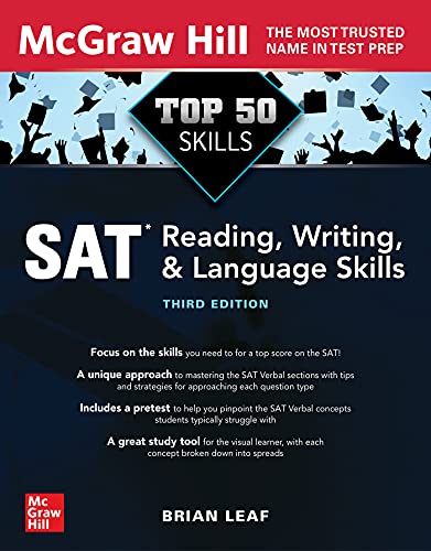 Top 50 SAT Reading, Writing, and Language Skills, Third Edition [Paperback]