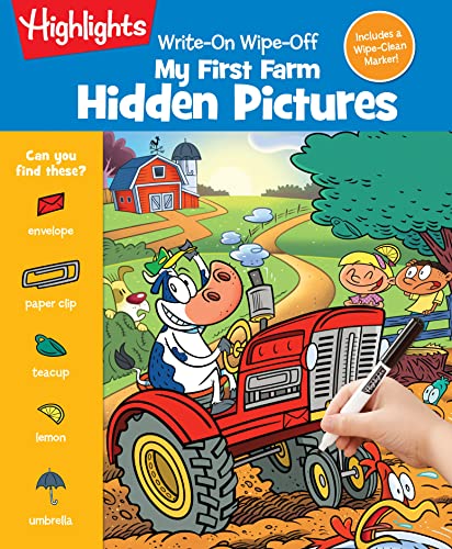 Write-On Wipe-Off My First Farm Hidden Pictures [Spiral bound]