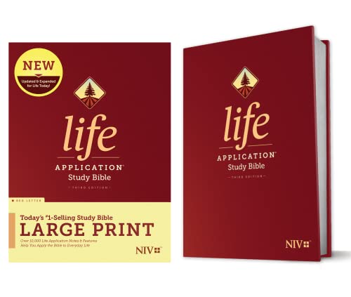 NIV Life Application Study Bible, Third Edition, Large Print (Red Letter, Hardco [Hardcover]