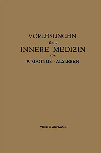 Vorlesungen ber Innere Medizin [Paperback]