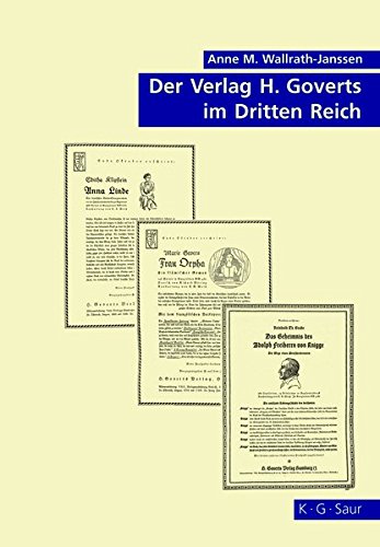 Verlag H. Goverts im Dritten Reich [Hardcover]