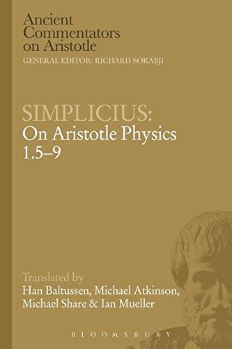 Simplicius On Aristotle Physics 1.5-9 [Paperback]