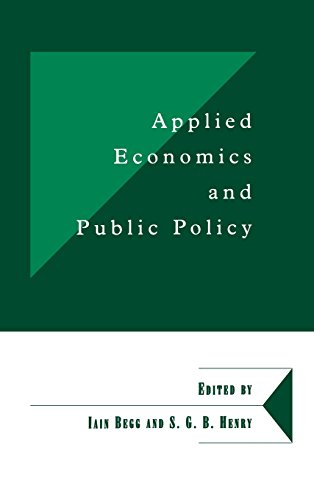 Applied Economics and Public Policy [Hardcover]