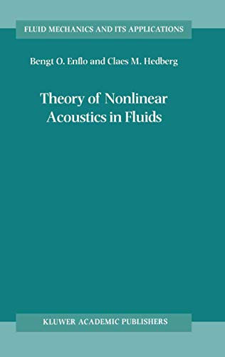 Theory of Nonlinear Acoustics in Fluids [Hardcover]