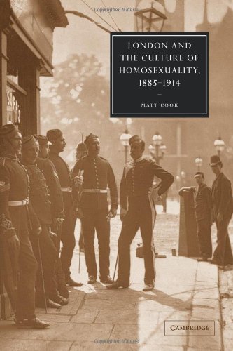 London and the Culture of Homosexuality, 1885}}}1914 [Paperback]