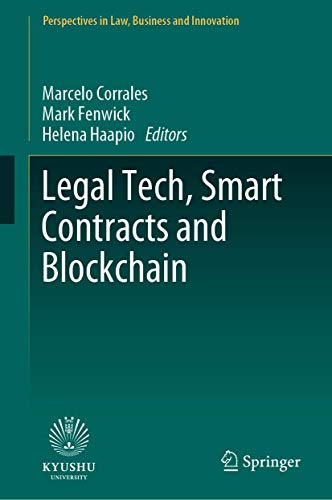 Legal Tech, Smart Contracts and Blockchain [Hardcover]