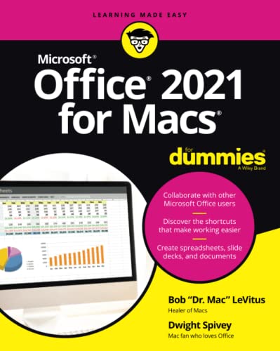 Office 2021 for Macs For Dummies [Paperback]