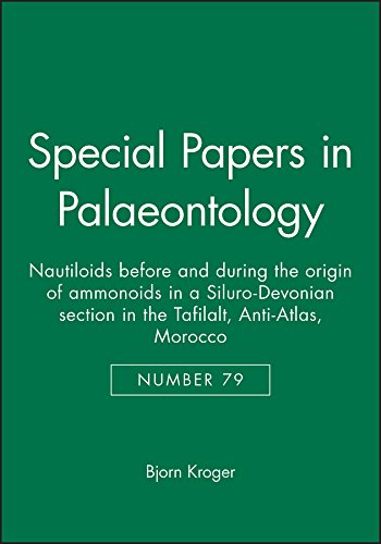 Special Papers in Palaeontology, Nautiloids before and during the origin of ammo [Paperback]