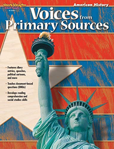 Voices From Primary Sources Reproducible American History [Paperback]