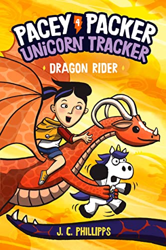 Pacey Packer, Unicorn Tracker 4: Dragon Rider: (A Graphic Novel) [Paperback]