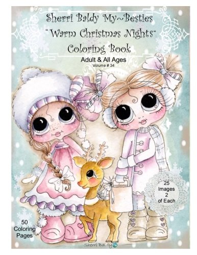 Sherri Baldy My Besties Warm Christmas Nights Coloring Book [Paperback]