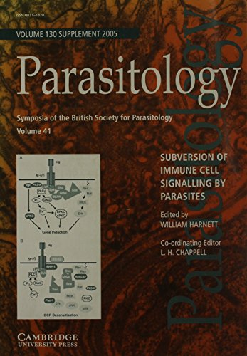 Subversion of Immune Cell Signalling by Parasites Volume 41, Symposia of the Br [Paperback]