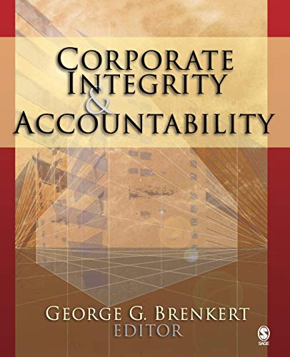 Corporate Integrity and Accountability [Paperback]