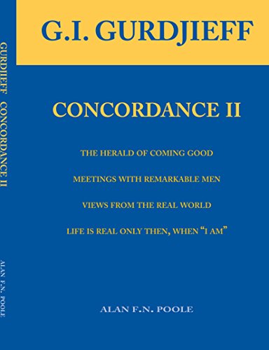 Gurdjieff Concordance Ii [Paperback]